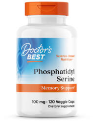 Doctor's Best Fosfatidilserină Serine cu SerinAid - 100mg · 120 vcaps