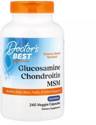 Doctor's Best Glucosamină, Condroitină și MSM cu OptiMSM - 240 capsule