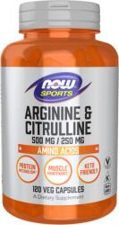 NOW Arginină & Citrulină - 240 capsule