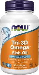 NOW Tri-3D Omega - Omega 3D Triplu - 90 softgeluri