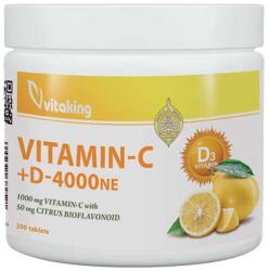Vitaking Vitamin C-1000 + D-4000 (200 Tablets)