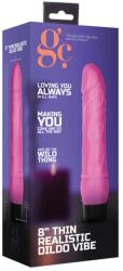  Thin Realistic Dildo Vibrator -20cm - sex-shop