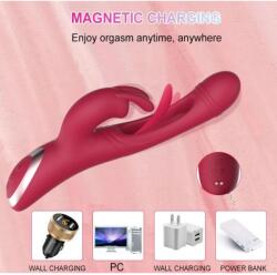  Cancun G-Spot Rabbit Vibrator , akkus Bordó - sex-shop