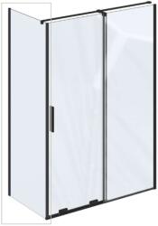 RAVAK Roll - Zuhanyfal 80x195 cm, fekete/átlátszó üveg X90V40300Z1 (X90V40300Z1)