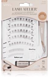 KISS Lash Atelier Desing Kit gene false mănunchi cu lipici 01 1 buc
