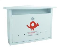  Postaláda Alpesi-2 záras fehér horganyzott CS (3490016) (3490016)