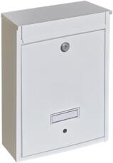  Álló postaláda névtartóval 22x32 cm, fehér (3490149) (3490149)