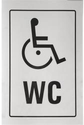  SB matrica öntapadós 12x8cm, "mozgáskorlátozott WC" (3427139) (3427139)