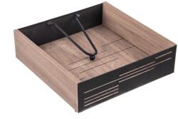 ORION poháralátét, 4 darab fa + állvány LINE 10 × 10 cm (710846)