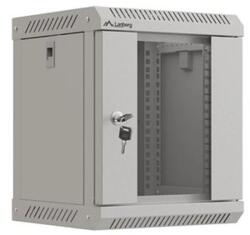 Lanberg Fali szerelőszekrény 10" 6U 300x300 üvegajtós szürke WF11-3306-10S (WF11-3306-10S)