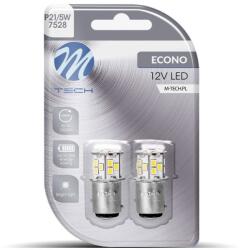 m-tech BAY15d P21/5W 21LED fehér, 2 db (LB113W)