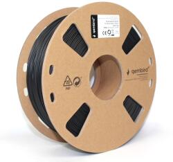 Gembird 3DP-PLA-FL-01-BK, 3D filament, PLA flexibil, 1, 75mm, 1000g, Negru (Black) (3DP-PLA-FL-01-BK)