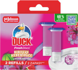 DUCK Hibiscus Hyperspace WC-öblítő korong utántöltő 2x36 ml - 72 ml