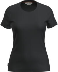 Icebreaker Central Classic SS Tee női póló L / fekete