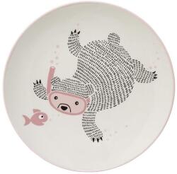 Bloomingville Керамична чиния Bloomingville Ellie - Гмуркащо се мече (BL1014)