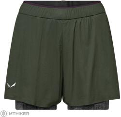 Salewa Pedroc Durastretch 2 in 1 női rövidnadrág, dark olive (36)