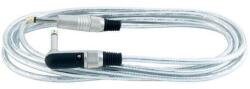 RockCable RCL 30253 D6 SILVER Hangszerkábel, hajlított/egyenes TS, 3m, aranyozott, ezüst (RCL 30253 D6 SILVER)