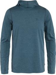 Fjällräven Abisko Sun-hoodie M férfi funkcionális pulóver M / kék/zöld
