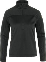 Fjällräven Abisko Lite Fleece Half Zip W női pulóver M / fekete