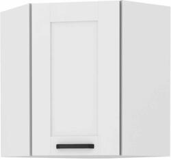  Felső szekrény sarokba, fehér, LULA 58x58 GN-72 1F , Fehér , MDF (0000362737)