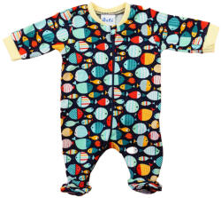 Asti Hosszú ujjú baba rugdalózó Halacskás mintával