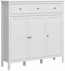  Komód 3D3S, fehér, OLJE , Fehér , MDF (0000352409)