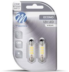m-tech C5W 41mm 6LED, fehér, 2db (LB091W)