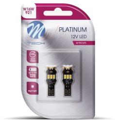 m-tech CANBUS W16W W2.1x9.5d 9LED, fehér, 2 db (LB817W)