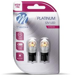 m-tech W5W W2.1x9.5d 5LED, fehér, 2db (LB835W-02B)