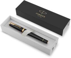 Parker Töltőtoll, arany színű klip, matt fekete színű tolltest, PARKER „Royal Urban Twist (ICPUT02)
