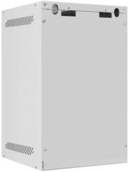 Lanberg Fali szerelőszekrény 10" 9U szürke fém ajtóval WF10-2309-00S (WF10-2309-00S)