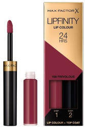 MAX Factor Lipfinity Ruj Rezistent 24H Nuanta 108 Frivolous - Ruj + Balsam