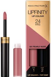 MAX Factor Lipfinity Ruj Rezistent 24H Nuanta 001 Pearly Nude - Ruj + Balsam