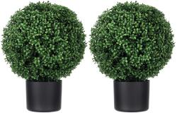 HOMCOM Arbore Artificial Buchsbaum, Sferic, 52x40 cm, Verde | Aosom Romania (830-818V00GN)