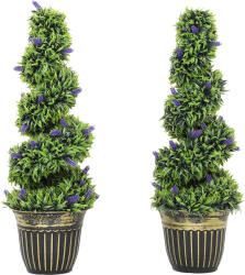 HOMCOM Set de Două Plante Artificiale Lavandă 90 cm | Aosom Romania (830-948V00VT)