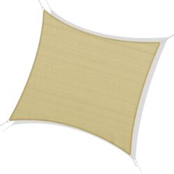 Outsunny Copertină de Soare Pătrată, Protecție UV 95%, Țesătură din Polietilenă, 360 x 360 cm, Ecru | Aosom Romania (100110-031SA)