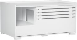 PawHut Dulap pentru pisici cu 2 rafturi Design 2 în 1, Ușă magnetică Alb | Aosom Romania (D31-045WT)