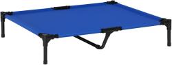 PawHut Pat ridicat pentru câine pat ridicat răcoritor pentru câine material Oxford sac de transport inclus 92 x 76 x 18 cm albastru | Aosom Romania (D04-066)