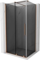 Mexen Velar, tolóajtós zuhanykabin 120 x 70 cm, 8mm szürke üveg, rézmatt, 871-120-070-41-65 (871-120-070-41-65)