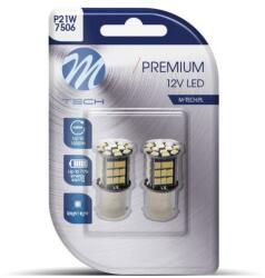 m-tech PREMIUM P21W BA15s 48LED, fehér, 2 db (LB354W)