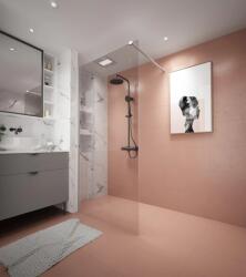 Erga Paris, Beépíthető zuhanykabin 140x200 cm, 8 mm-es átlátszó üveg, matt fehér profil, ERG-V02-PARIS-140x200-CL-WH (ERG-V02-PARIS-140X200-CL-WH)