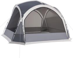 Outsunny Cort de camping tip dôme familial pentru 6-8 persoane cu 4 uși cu plasă de zippé, material Oxford și cârlig pentru lampă | Aosom Romania (A20-232GY) Cort