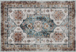 HomCom Covor Vintage Antiderapant și Lavabil cu Fir Scurt 230x160cm Multicolor | Aosom Romania (83C-036V00MX) Covor