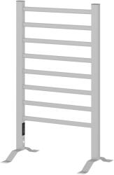 HOMCOM Uscător Electric de Prosoape pentru Perete sau Podea cu Timer și 8 Bare 53x35x90 cm Negru | Aosom Romania (850-283V90SR)