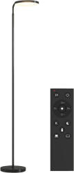 HomCom Lampă de Podea LED cu Cap Rotativ la 350° și Telecomandă Magnetică, Reglaj Continuu 3000K-6500K, Negru | Aosom Romania (B31-612V90BK)