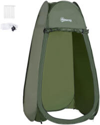 Outsunny Cort de Duș Pop Up Impermeabil cu Intrare cu Fermoar, 100x100x185 cm, Verde | Aosom Romania (A20-020)
