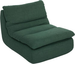 HOMCOM Scaun de Podea Modern și Capitonaț din Țesătură cu Aspect Catifelat Verde | Aosom Romania (83B-294V00GN)