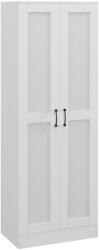 HOMCOM Dulap 2 uși mobilier de depozitare cu 5 polițe, stil contemporan, 60L x 36, 5l x 175H | Aosom Romania (838-429V81WT) Comoda