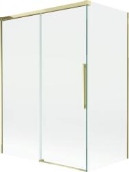 Mexen Rox, kétszárnyú tolóajtós kádparaván 120 + 70 x 150 cm, 8 mm-es átlátszó üveg, arany fényes profil, 8C9-120-070-50-00 (8C9-120-070-50-00)
