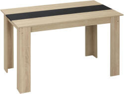 HomCom Masă de Dining pentru 4-6 Persoane, Masă de Bucătărie Modernă din Lemn, 120x69x75 cm, Lemn Natural | Aosom Romania (835-898V01AK)